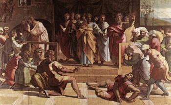 拉斐爾 The Death of Ananias